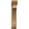 Ekena Millwork Imperial Slat Rough Sawn Bracket w/ Offset Brace, Western Red Cedar, 8"W x 40"D x 44"H BKT0806X40X44IMP06RWR - alternate 3